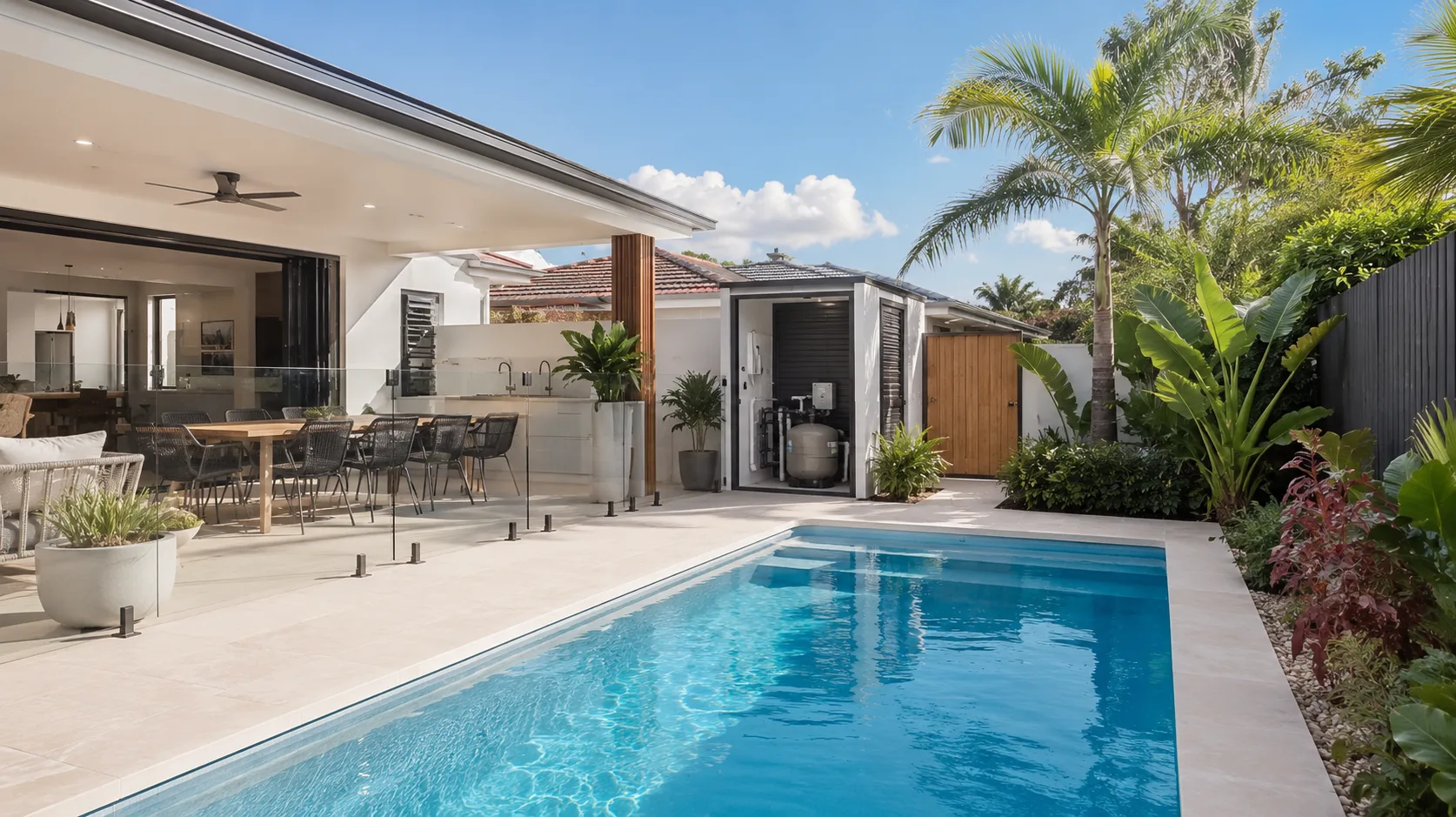 Why families in Brisbane need low maintenance fibreglass pools